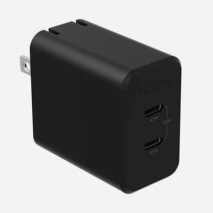 45W Dual Port USB-C Wall Adapter