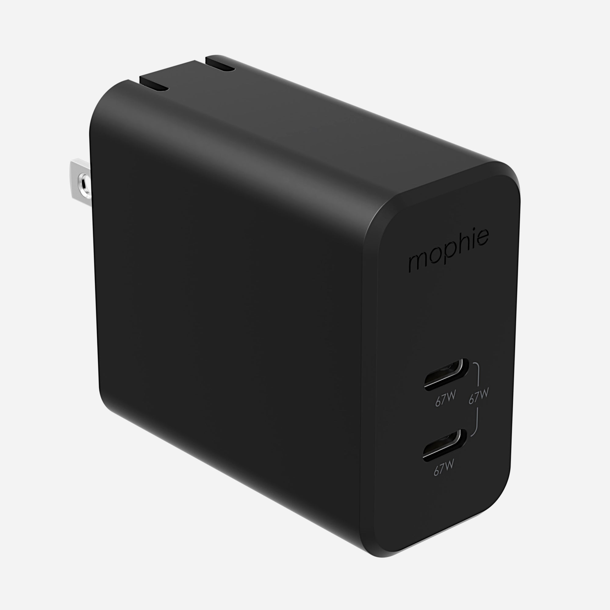 67W Dual Port USB-C Wall Adapter